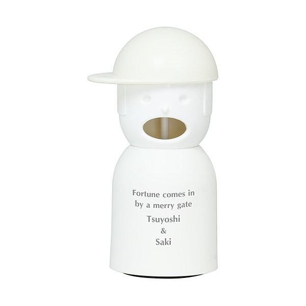 名入れ ピッキーボーイ ホワイト爪楊枝入れ (名前入り 名入り プレゼント)