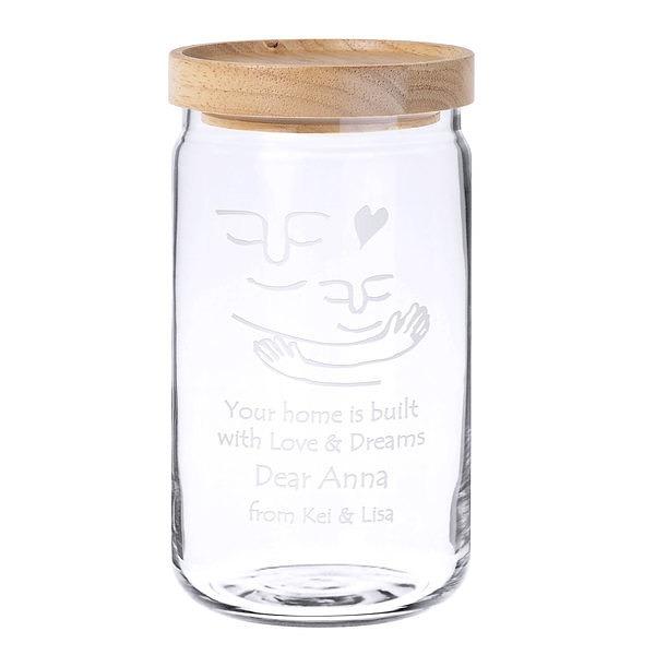 名入れ オシャレなプレゼント キャニスター L