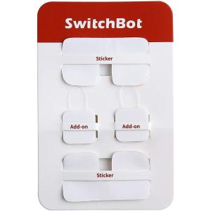 SwitchBot ボット Bot 専用部品 ３M 両面テープ 壁スイッチ用シール 4枚入り スイッチ ブラック スマートリモコン スマホ リモコン スマート家電 連携 アレクサ｜smartitemshop