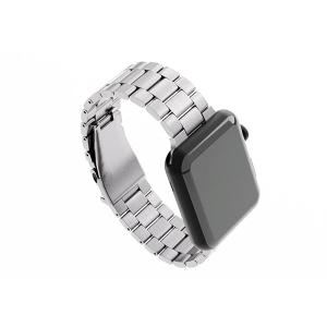 AREA Apple Watch 44mm/ 42mm用 半光沢ステンレス 替えベルト 調整工具付属 MS-AW44STN-SL