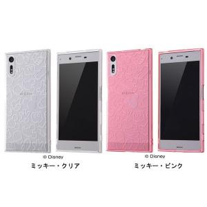 ray-out Xperia TM XZ / Xperia TM XZs TPUソフトケース キラキラ ミッキー・クリア｜smartitemshop