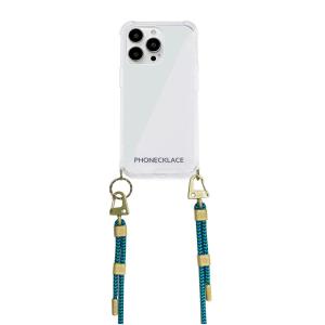 PHONECKLACE  クロスボディストラップ付きクリアケースfor iPhone 13 Pro Sea｜smartitemshop