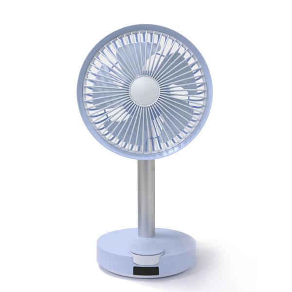 BLUEFEEL BARSET 4D FAN 多機能コードレス卓上扇風機＆サーキュレーター ライラッ...