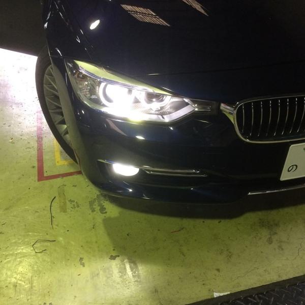 【BMW　３シリーズ　F30】フォグライトにLED　Smart　スマート　LEDCONVERSION...