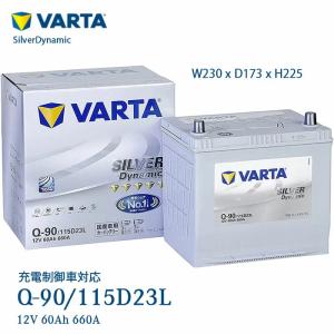 VARTA シルバー ダイナミック 国産車用 カーバッテリー 新品 Q-90/115D23L｜smartled