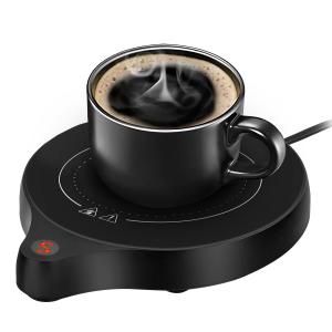 カップウォーマーマグカップ保温コースター、5つの温度設定を備えた( 最大100°C) 、 重力センサー付き、 電気 水/お茶/コーヒー/牛乳 など飲み物保温用