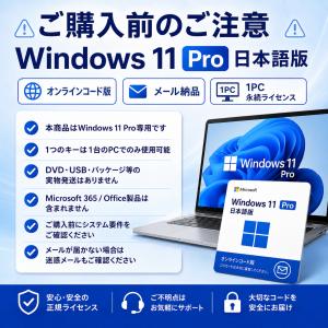 Windows 11 Pro 日本語版 1PC...の詳細画像2