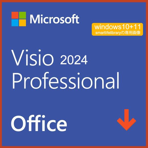 Microsoft Visio Professional 2024(最新 永続版)|オンラインコード...