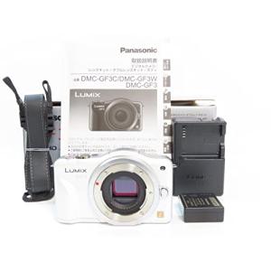 パナソニック ルミックス ミラーレス一眼カメラ/ボディ フルハイビジョンムービー一眼 シェルホワイト DMC-GF3-W