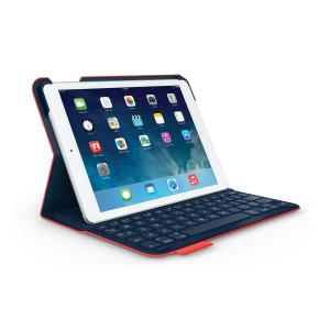 LOGICOOL ウルトラスリム キーボード フォリオ for iPad Air レッド TF725...