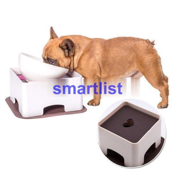 テーブル 小・中型犬　小型犬 用テーブル 猫犬用食器台 スタンド 滑り止めマット付き 食事マット