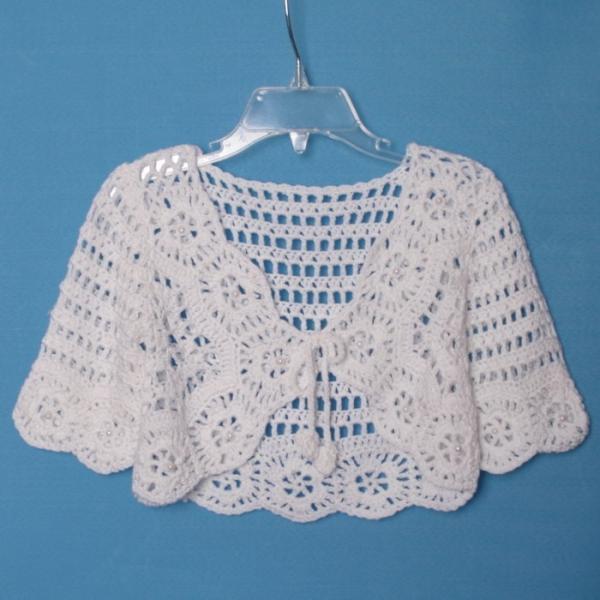 子供 ボレロ カーディガン 100/110/120/130/140  白 ボレロ 　ドレス キッズド...