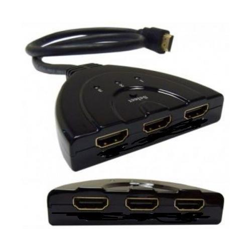 HDMIセレクター HDMI切替機 3回路切替器 3入力1出力 HDMI分配器 1080p HDMI...