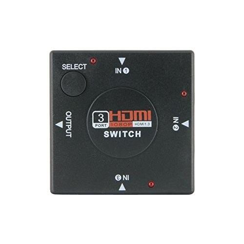 HDMIセレクター HDMI切替機 3回路切替器 3入力1出力 HDMI分配器 1080p HDMI...