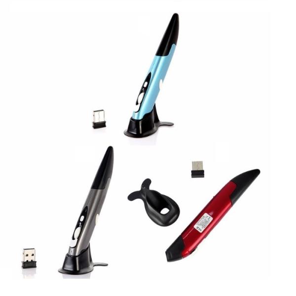 ペン型ワイヤレスマウス 無線マウス 光学式マウス ペン型 軽量 持ち運び 2.4GHz  DPI ス...