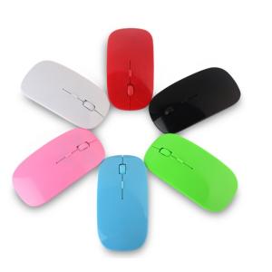 ワイヤレスマウス  電池式 マウス 薄型 静音 軽量 光学式 高精度 2.4GHz 調節可能DPI ...