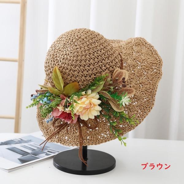 帽子 レディース ハット 送料無料 麦わら帽子 むぎわら帽子 夏 日焼け uvカット 日焼け防止  ...
