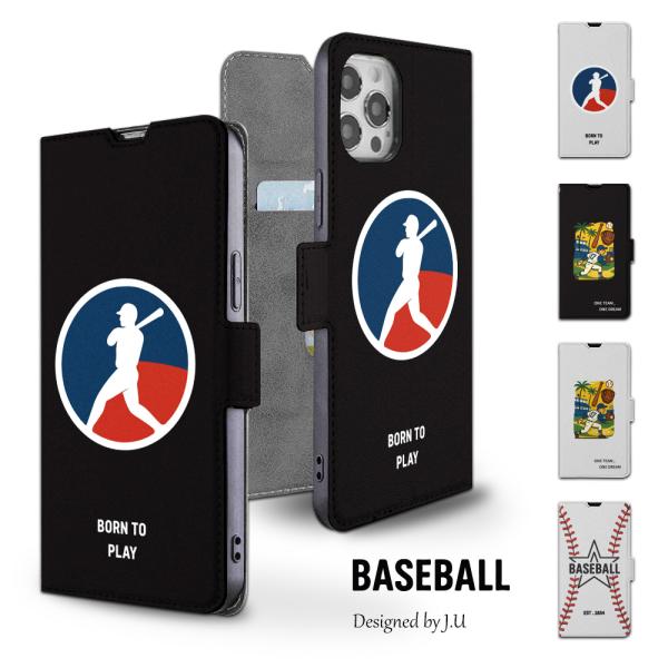 Google Pixel 7 ケース 手帳型 カバー googlepixel7 手帳 野球 手帳型ケ...