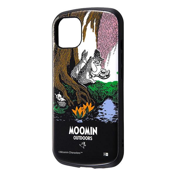 iPhone13 ケース ハードケース ムーミン 耐衝撃 MiA OUTDOORS 焚火1 カバー ...