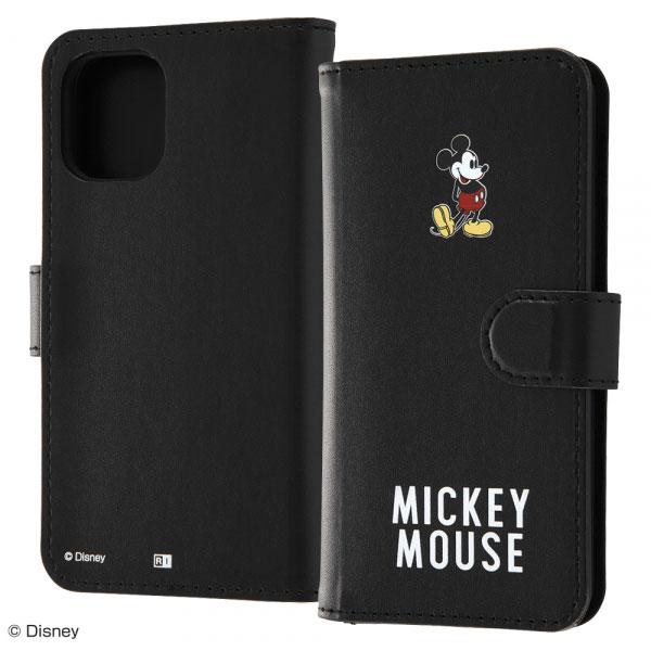 iPhone12 mini ケース 手帳型 ディズニー 耐衝撃 アート マグネット ミッキーマウス_...