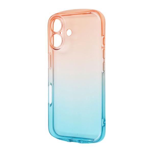 iPhone16 ケース ソフトケース 耐衝撃 バンパー 精密設計 カメラ保護 グラデーション TP...