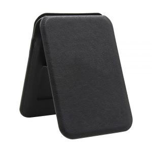 スマホカードポケット magness マグネット レザー スタンド ブラック スマホアクセサリー｜smartphone-goods
