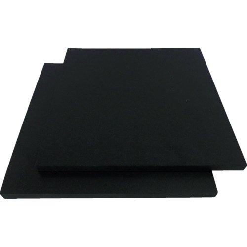 和気産業 クッションラバー ゴム板 黒 厚み10X300X300mm すべり止め 緩衝材 防音材 A...