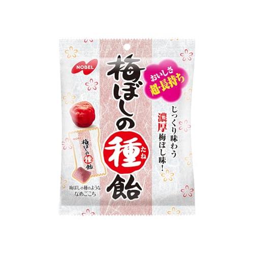 ノーベル製菓 梅干の種飴 30g×6個