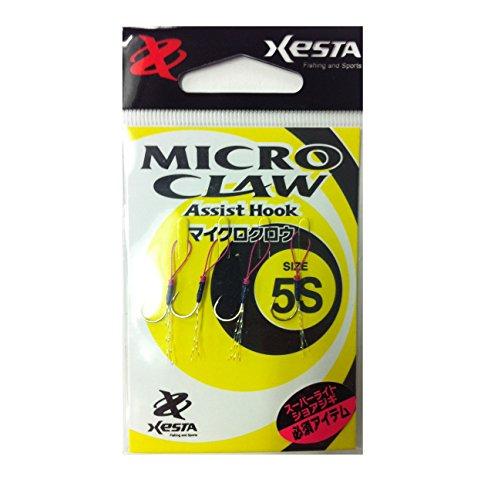 ゼスタ(XESTA) アシストフック マイクロクロウ 5S 釣り針