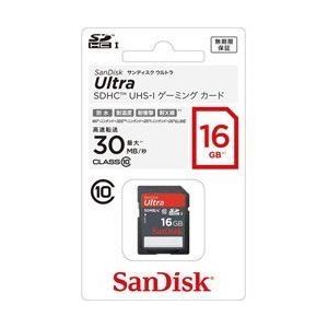 SANDISK ウルトラ SDHC UHS-I CLASS10 16GB 〔SDSDUG-016G-...
