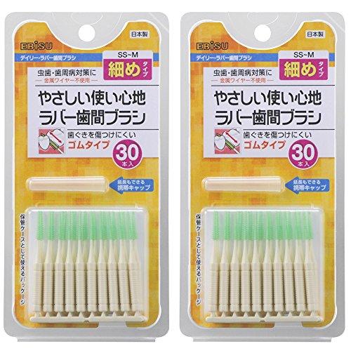 エビス デイリーラバー 歯間ブラシ ・SS~M 30本入 2個組