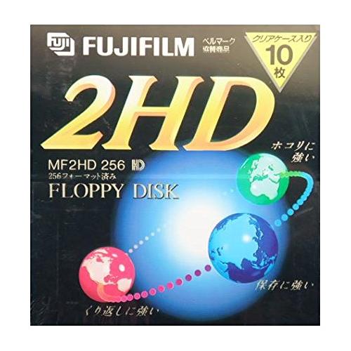 富士フイルム(FUJIFILM) 3.5インチ2HDフロッピーディスク10枚パック MF2HD256...