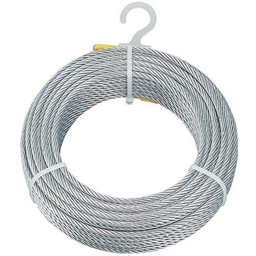 TRUSCO(トラスコ) メッキ付ワイヤロープ Φ8mm×30m CWM-8S30