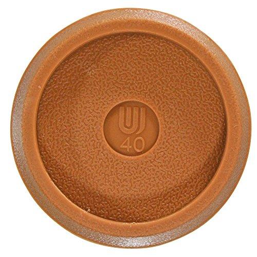 WAKI イスキャップ 平置薄茶丸 40mm GK-264