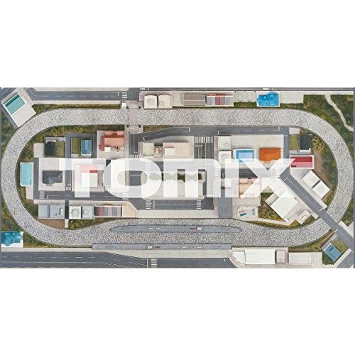 トミーテック(TOMYTEC) TOMIX Nゲージ パノラママット タウン 8192 鉄道模型用品