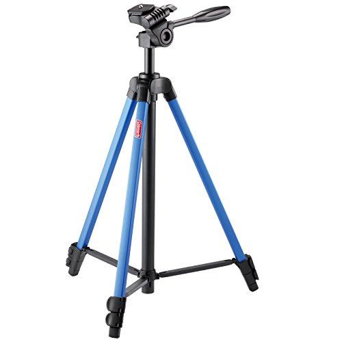 Velbon&amp;Coleman ファミリー三脚 CV-3 BLUE 3段 レバーロック 脚径17mm ...
