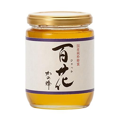 はちみつ 専門店【かの蜂】 国産 百花 蜂蜜 300g 完熟 の 純粋 蜂蜜 （瓶容器）