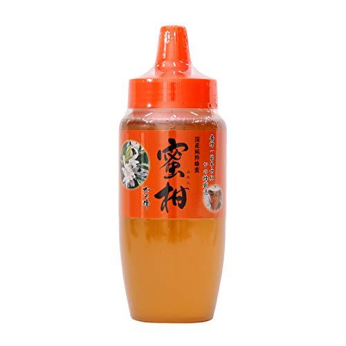 はちみつ 専門店【かの蜂】 国産 みかん 蜂蜜 500g 完熟 の 純粋 蜂蜜 （とんがり容器）