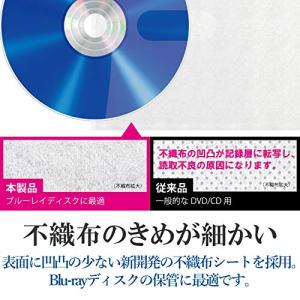 エレコム DVD BD CDケース 不織布 両...の詳細画像1