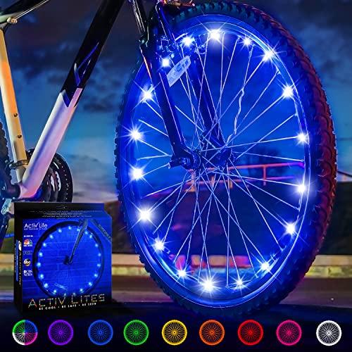 Activ Life(アクティブライフ) 自転車スポークライト(1 タイヤ、ブルー) ビーチサイクリ...