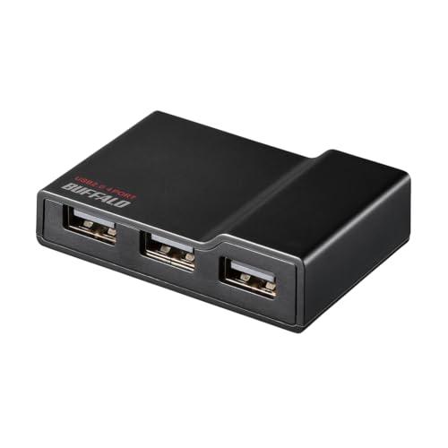 バッファロー BUFFALO PC/TV対応 4ポートセルフパワーハブ ブラック BSH4A11BK