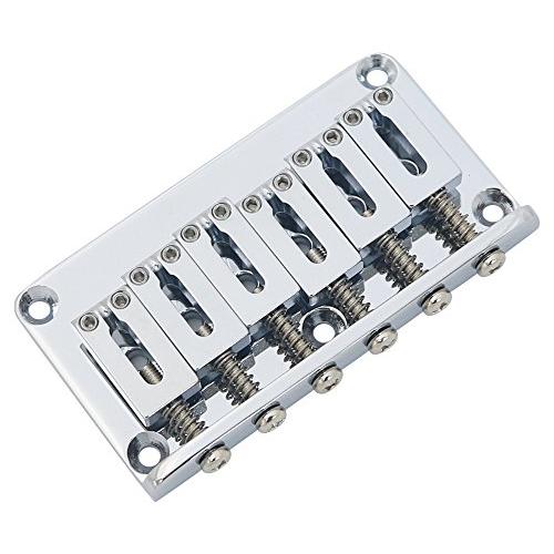 GOTOH ハードテイルギターブリッジ、スチールサドル、クローム(PGTC-102C) GTC102...