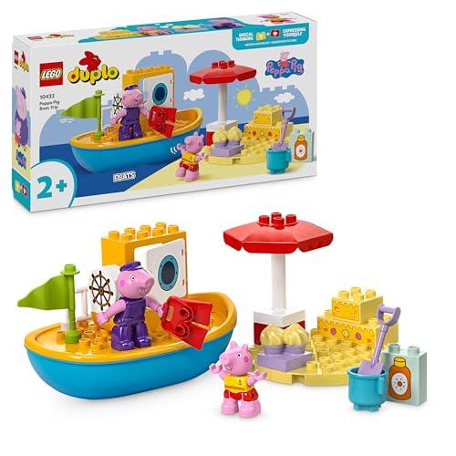 レゴ(LEGO) デュプロ ペッパピッグ ボートでたんけん おもちゃ 玩具 プレゼント 誕生日 ブロ...