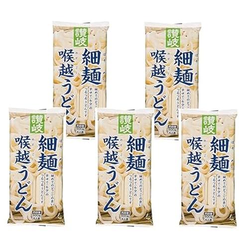 さぬきシセイ 讃岐細麺喉越うどん 600g×5袋