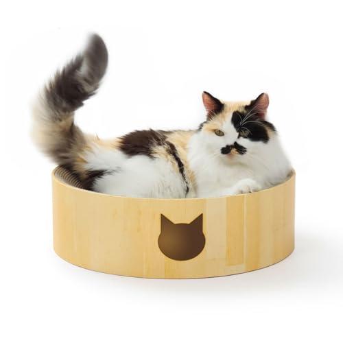 猫壱 バリバリボウル 爪研ぎ ライトブラウン レギュラー