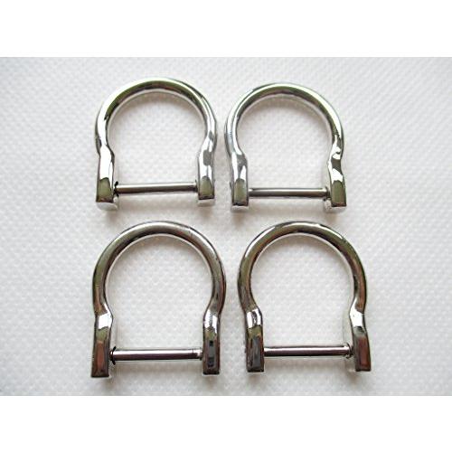 FREE STYLE Dカン ネジ式 19mm 4個入り (シルバー)