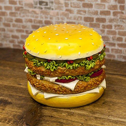 レジン製 アメリカン オールディーズ コイン バンク （ハンバーガー） 貯金箱 インテリア オブジェ...