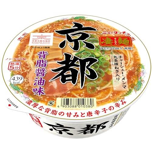 ニュータッチ 凄麺京都 背脂醤油味 124g×12個