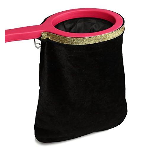 Zafina マジック 袋から花が出てくる 不思議 手品 袋 (ブラック)