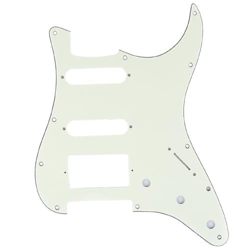 Musiclily Pro 11穴 SSH ストラト用ピックガードAmerican Stratストラ...